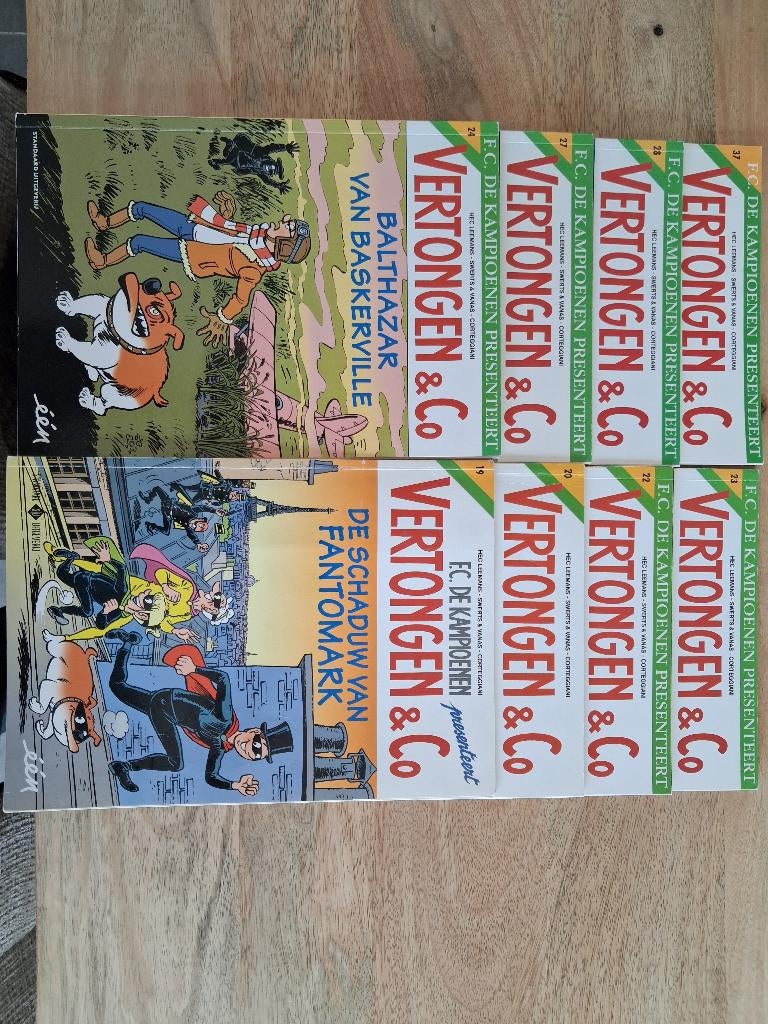 Lot van Vertongen & Co strips, Livres, BD, Utilisé, Plusieurs BD, Enlèvement