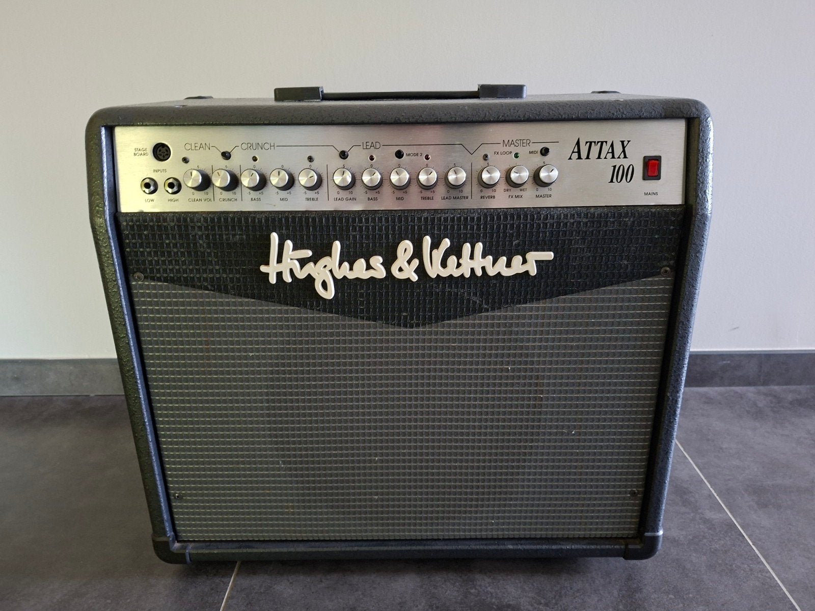 Hughes&Kettner Attax 100  gitaarversterker, Muziek en Instrumenten, Ophalen, Gebruikt, Gitaar, 100 watt of meer