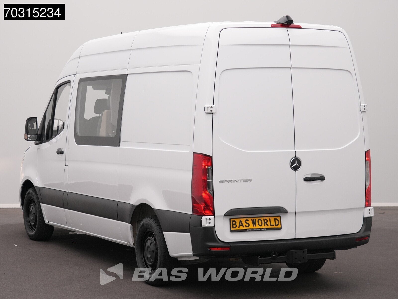 Mercedes Sprinter 314 CDI Automaat Dubbel Cabine L2H2 Airco, Auto's, Automaat, Stof, Gebruikt, Euro 6