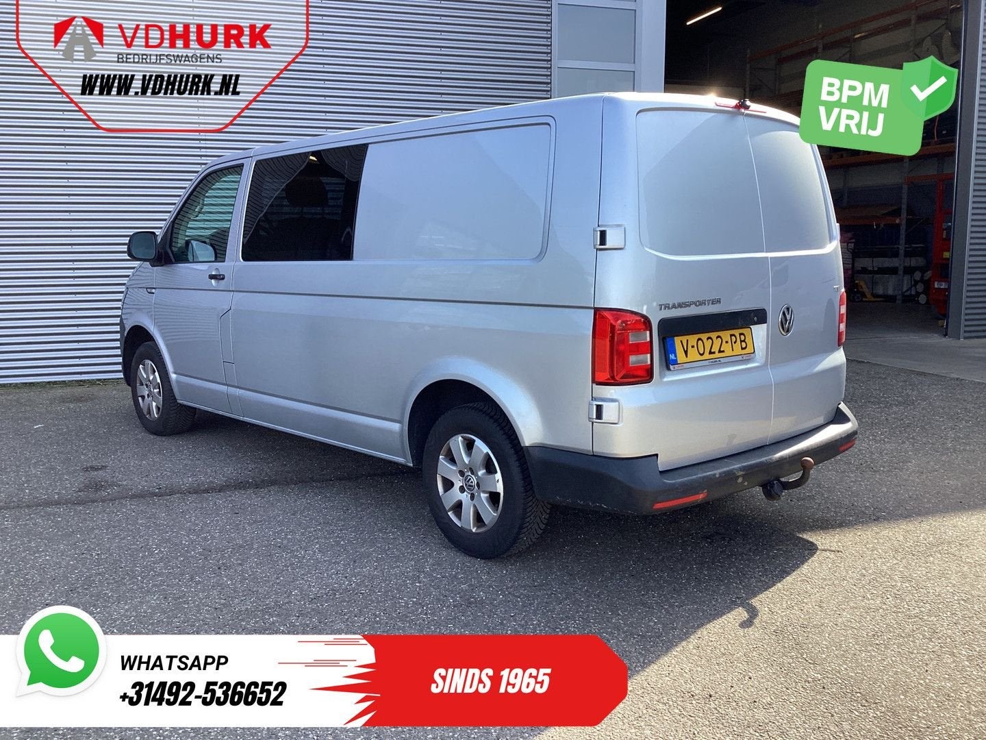 Volkswagen Transporter 2.0 TDI 150 pk L2 DC Dubbel Cabine EX, Auto's, Bedrijf, Electronic Stability Program (ESP), Te koop, 162 g/km