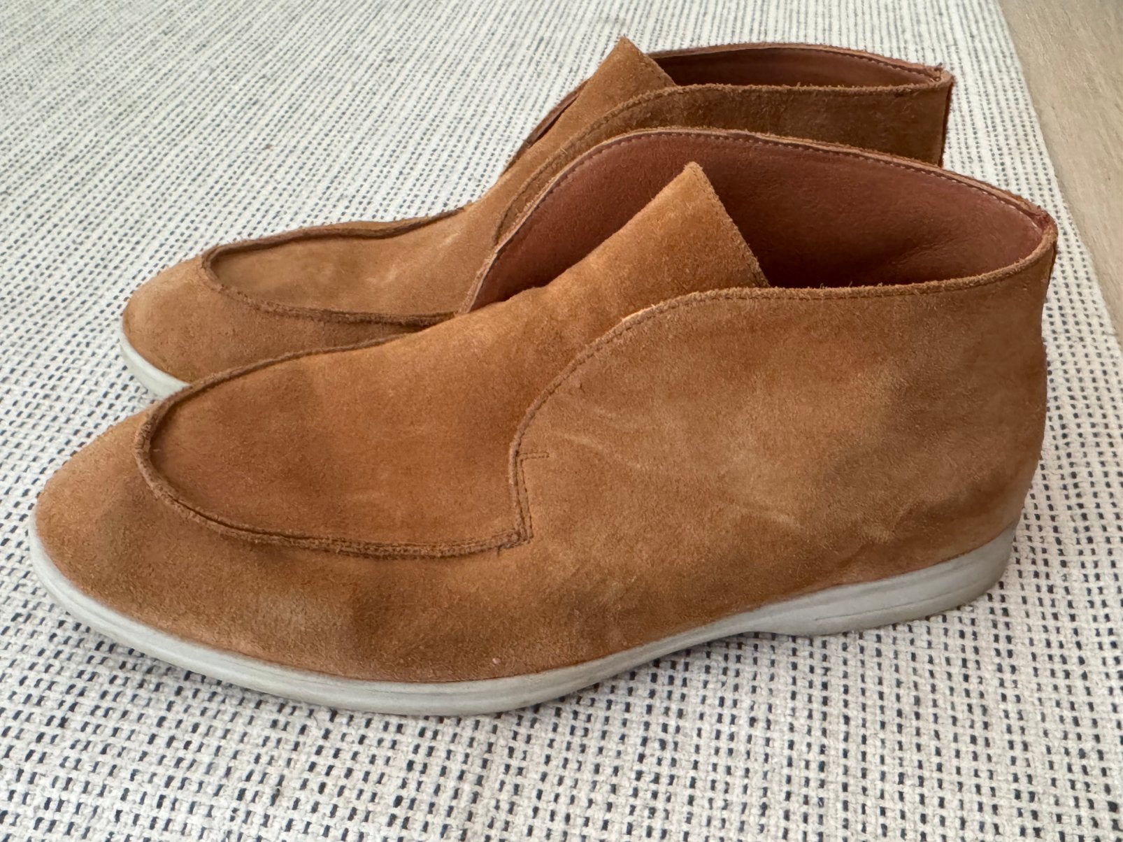 Dune London suède herenschoenen bruin – maat 42, Enlèvement ou Envoi, Comme neuf, Sabots