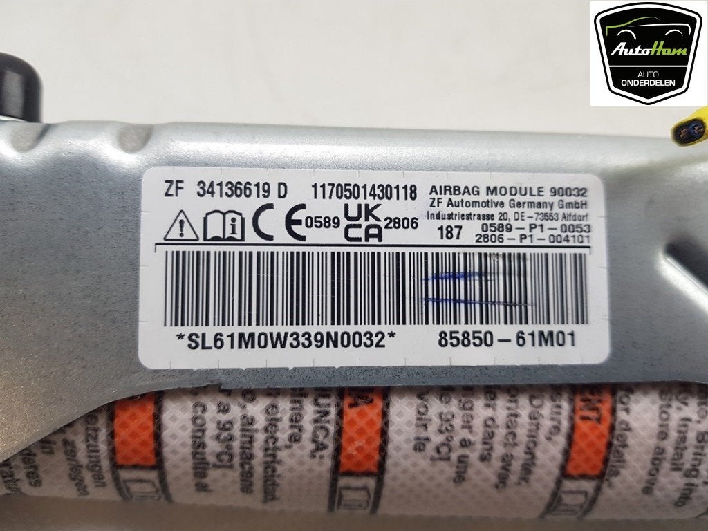 AIRBAG STOEL SX4 S-Cross (JY) (|8585061M01|8585061M01000|), Gebruikt, Postoffice@zf.com, Löwentaler Straße 20
88046  Friedrichshafen, DE