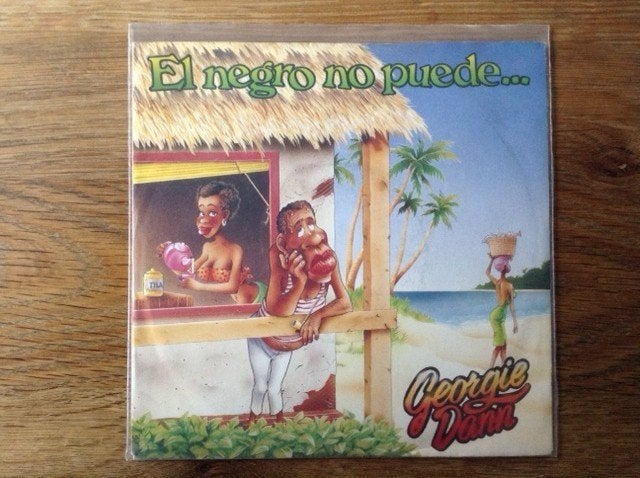 single georgie dann, Latino et Salsa, Enlèvement ou Envoi, Housse de protection extérieure, 7 inch