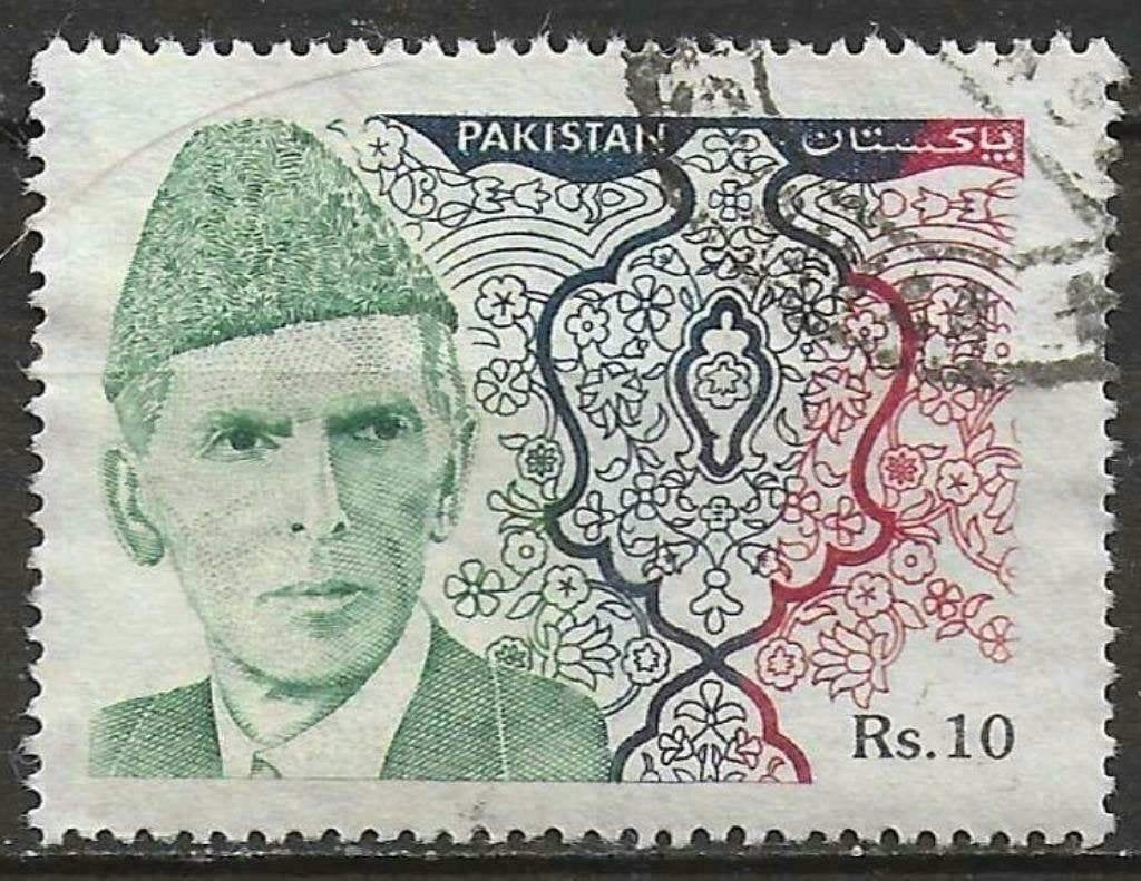 Pakistan 1989 - Yvert 857 - Mohammed Ali Jinnah (ST), Postzegels en Munten, Postzegels | Azië, Verzenden, Gestempeld