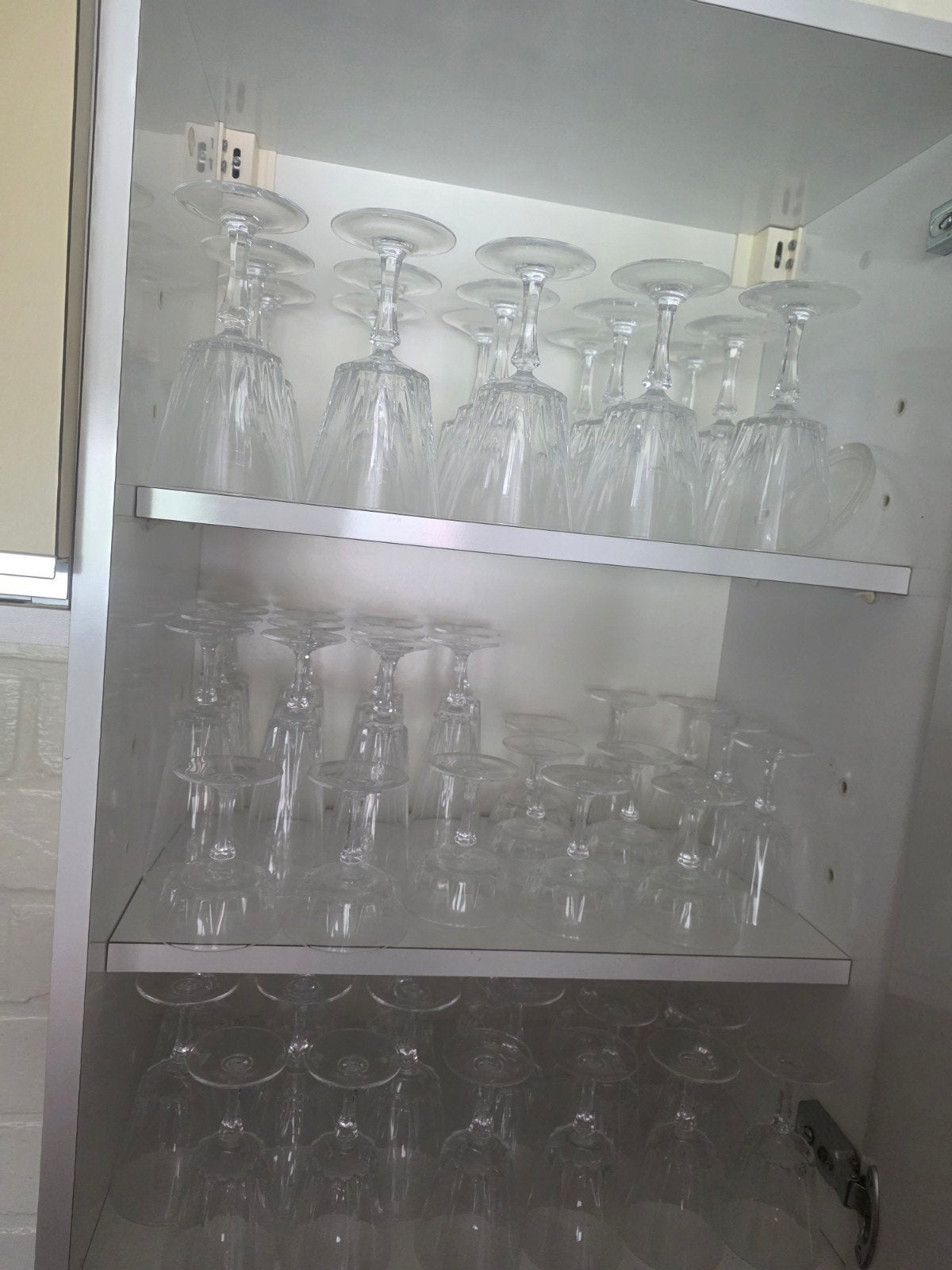 Grote partij vintage kristallen glazen - Cristal d'Arques st, Ophalen