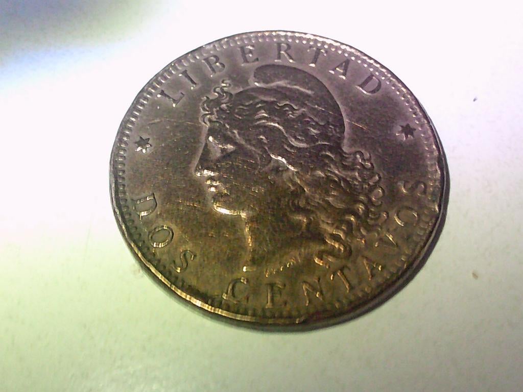 dos centavos 1891, Ophalen of Verzenden, Noord-Amerika, Losse munt