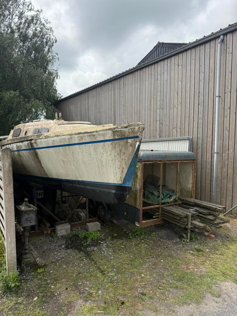 Marina 700 zeilboot, Ophalen, Gebruikt, Polyester, Benzine