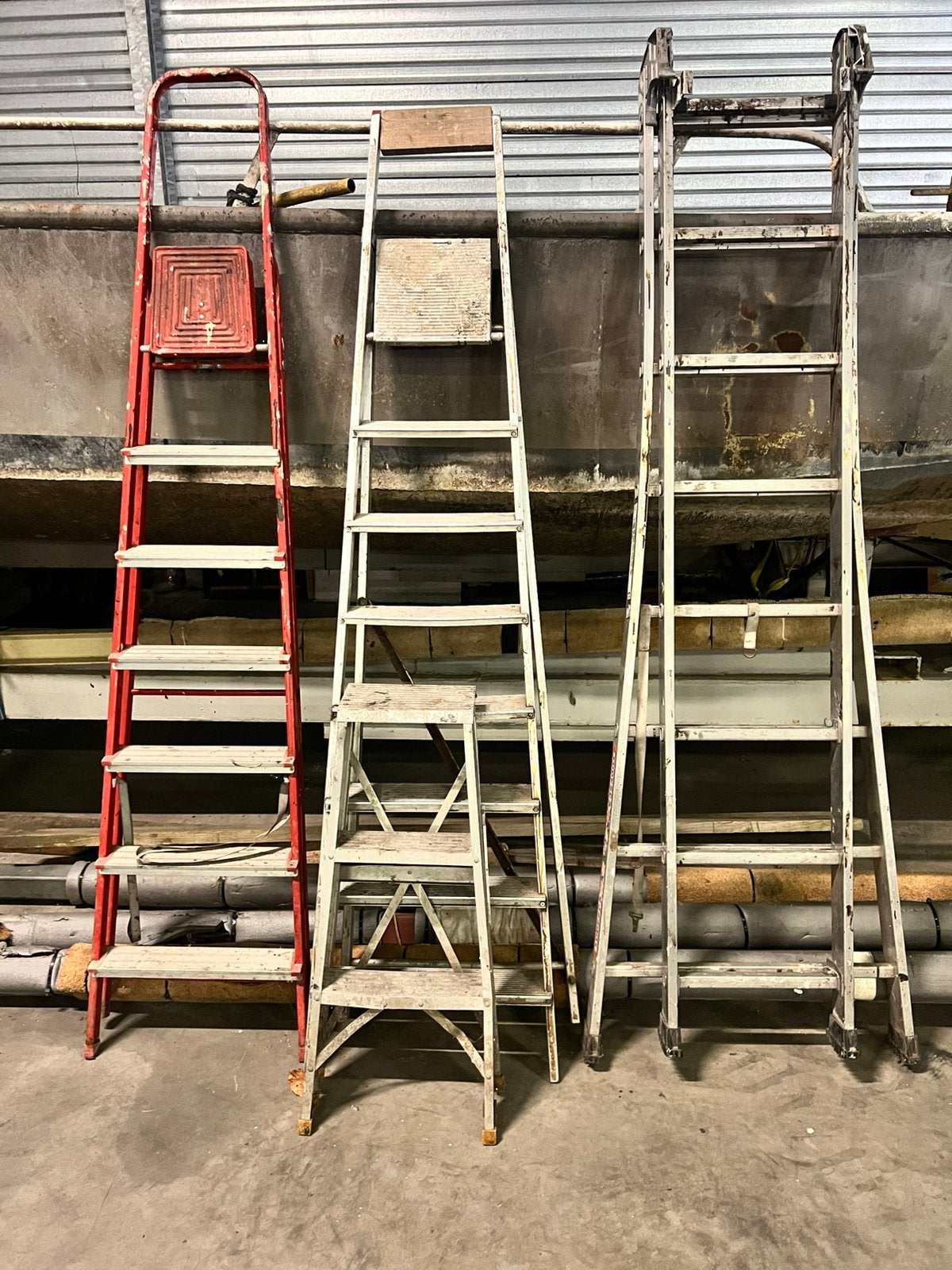 4 ladders, Ophalen, Zo goed als nieuw