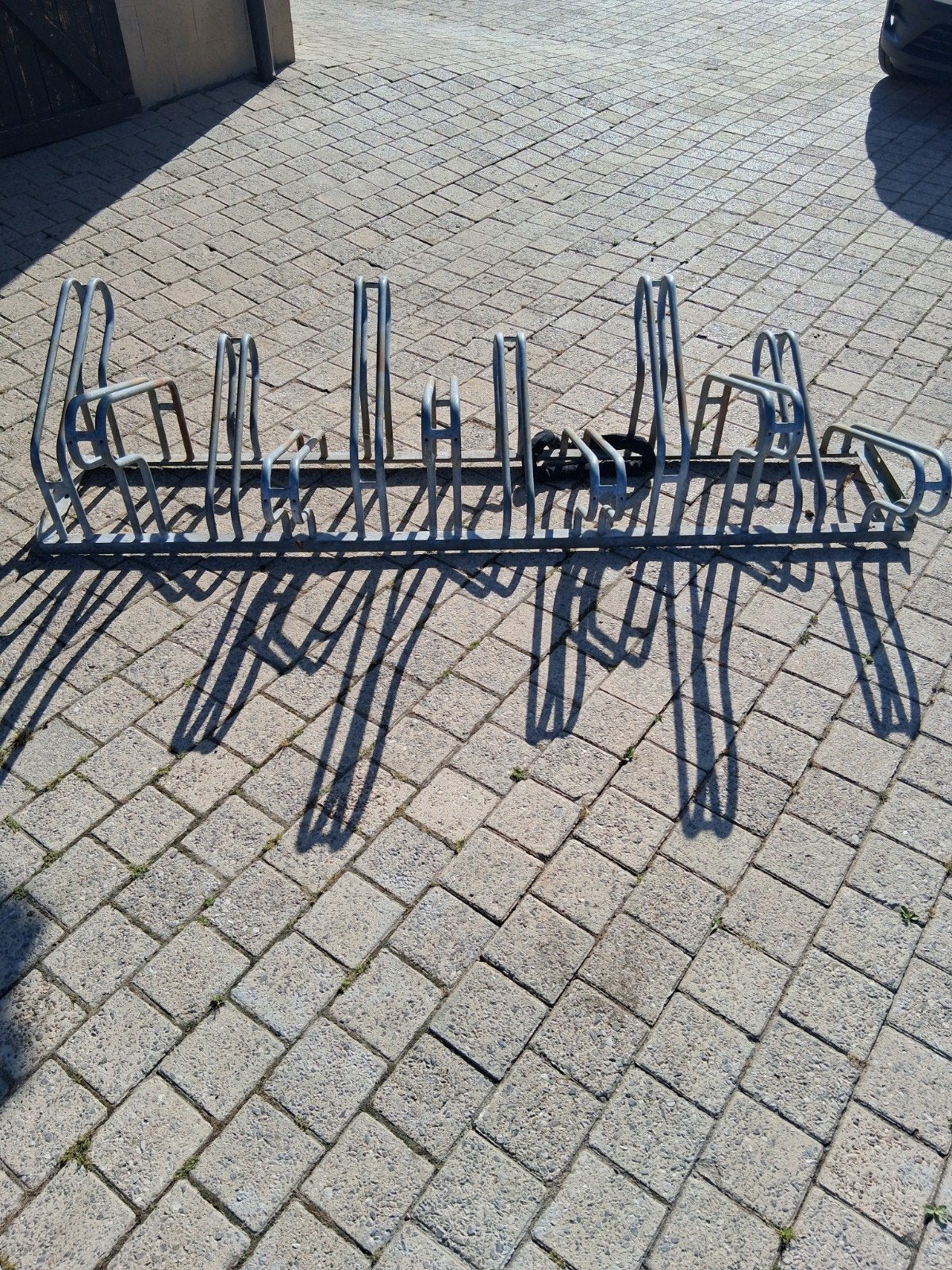 Fietsenrek, Ophalen