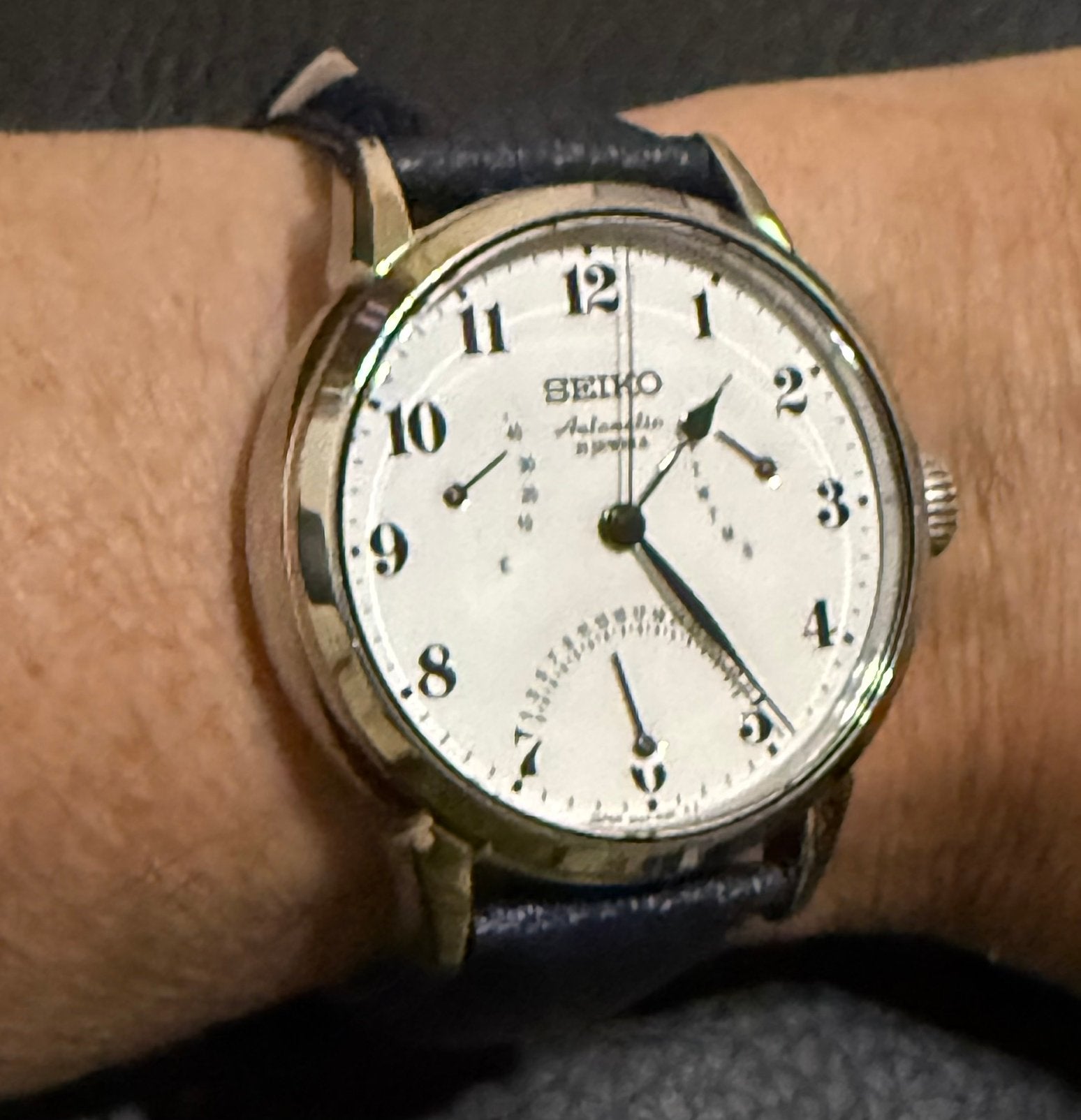 Seiko sard007 cadran émaillé, Enlèvement ou Envoi, Acier, Seiko