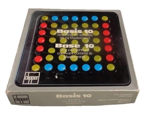 Basis 10 Mastermind Gezelschapsspel Compleet, Hobby en Vrije tijd, Een of twee spelers, Verzenden, Zo goed als nieuw, Clipper