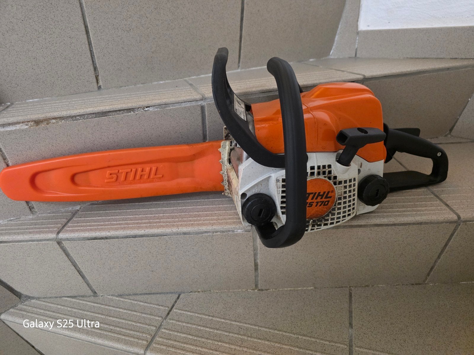 stihl kettingzaag, Ophalen