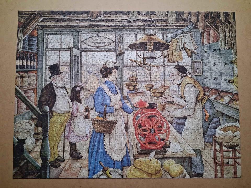 Anton Pieck legpuzzel van 950 stukjes, Ophalen, 500 t/m 1500 stukjes, Zo goed als nieuw, Legpuzzel