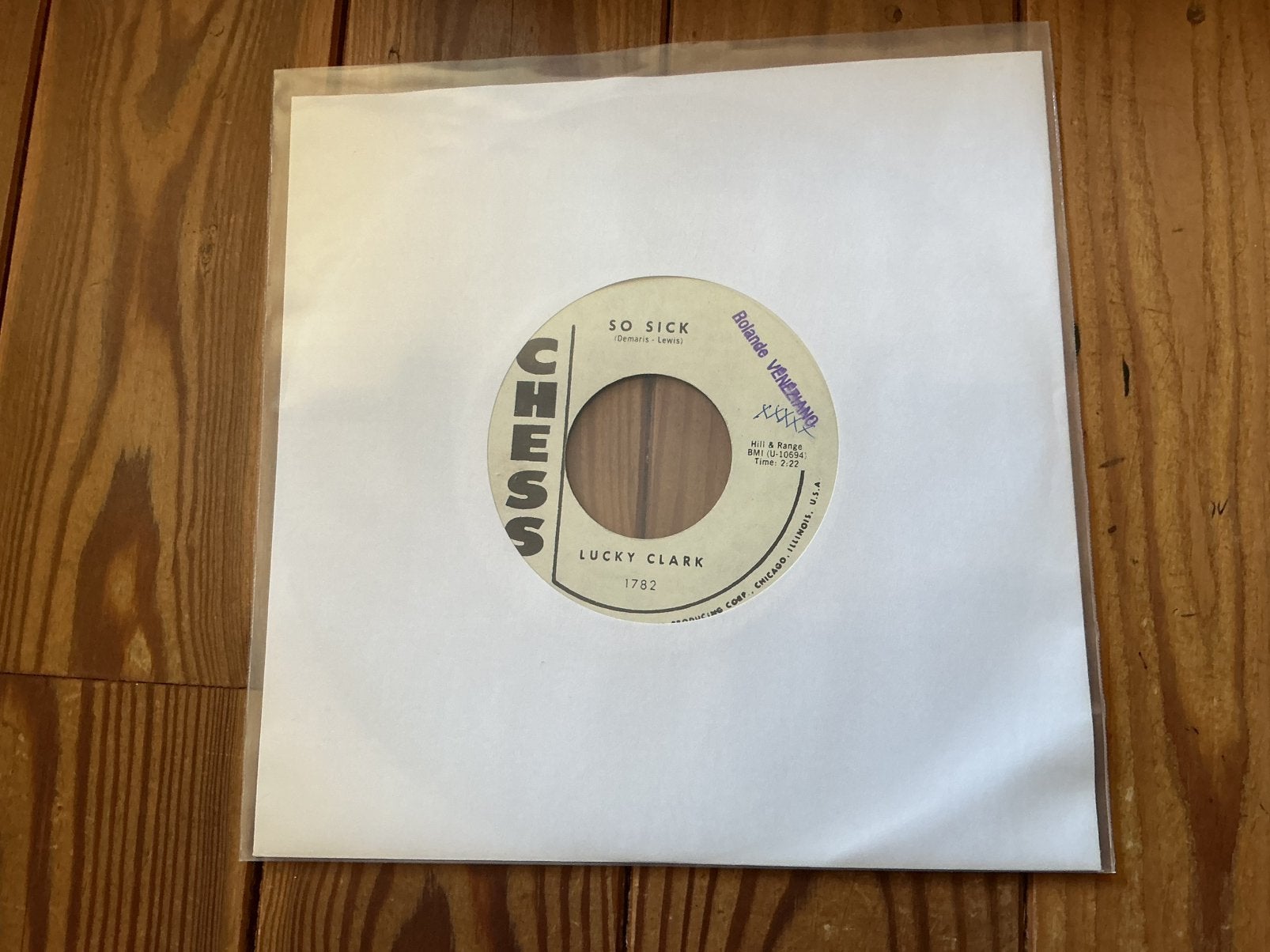 7” Lucky Clark - so sick, Ophalen of Verzenden, Gebruikt