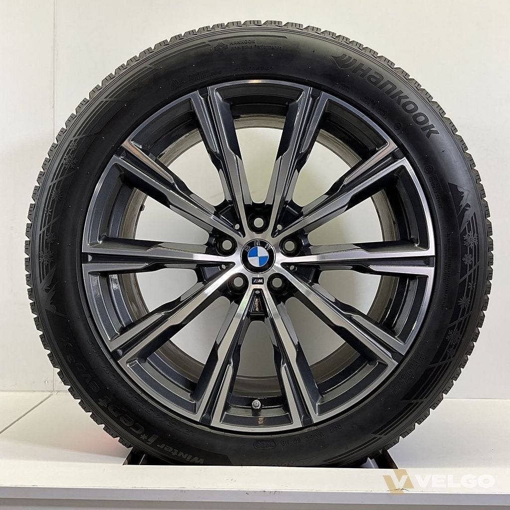 BMW X5 G05 EN X6 G06 BREEDSET VELGEN + WINTERBANDEN 20 INCH, Auto-onderdelen, Gebruikt, -, 275 mm, -