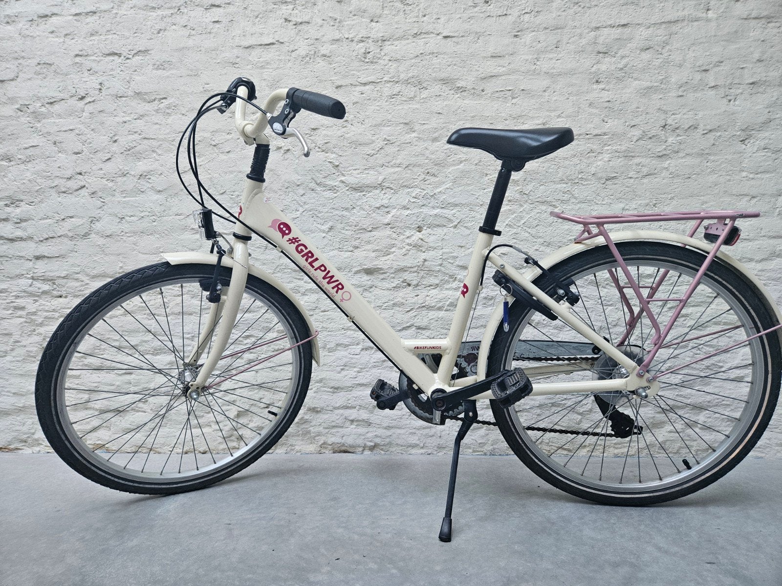 Meisjesfiets maat 24 6-10 jaar, Fietsen en Brommers, Ophalen