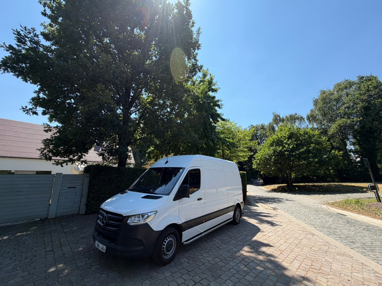 Mercedes Sprinter 98dkm BTW Wagen, Auto's, Voorwielaandrijving, Stof, Wit, Mercedes-Benz