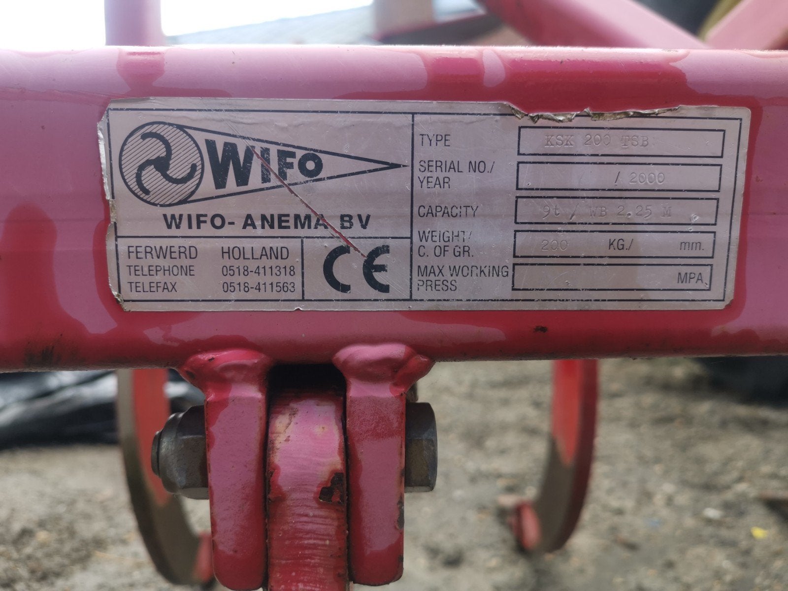 cultivator Wifo te koop, Enlèvement, Cultures, Labour