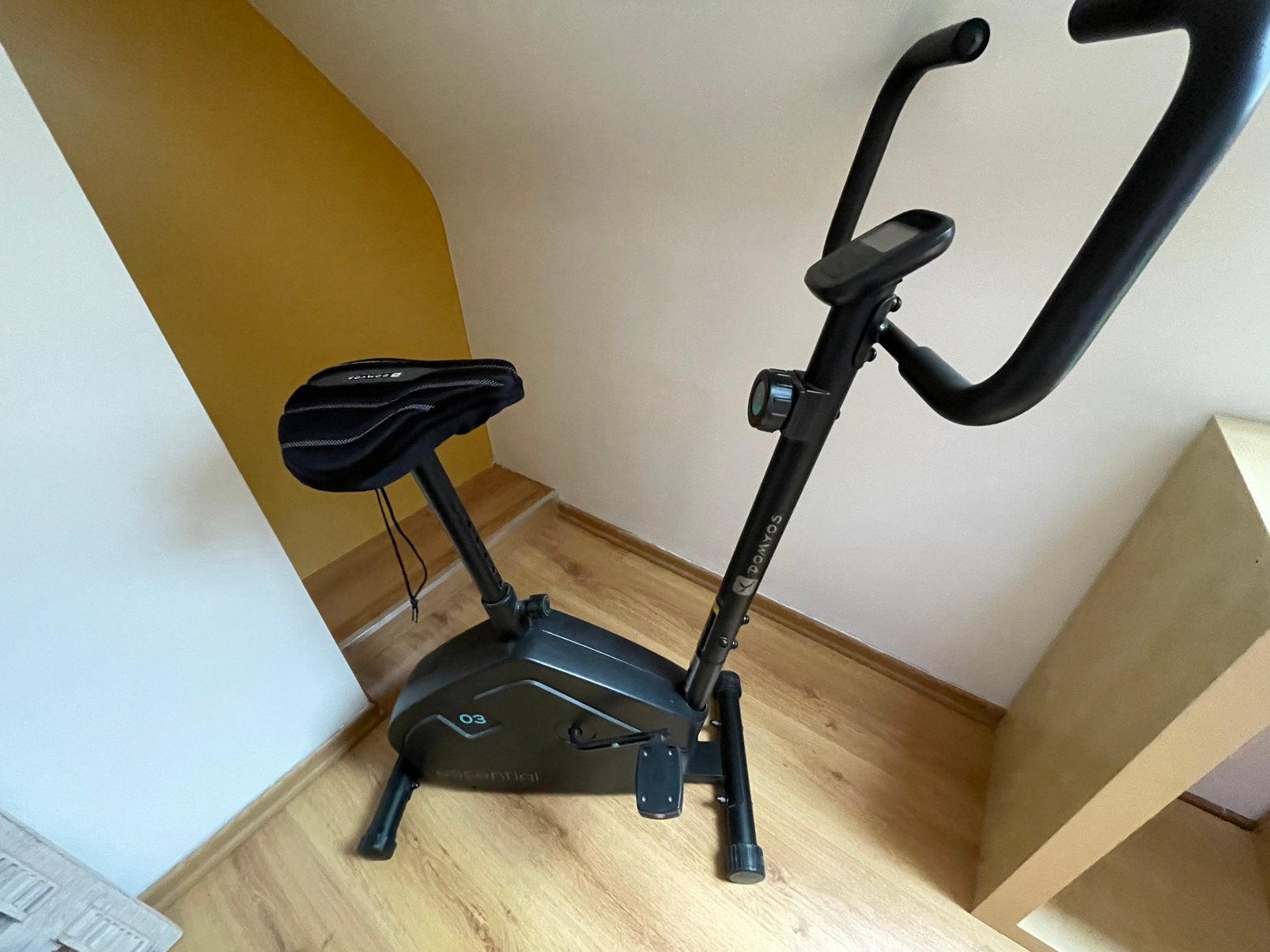 Velo d’intérieur, noir decathlon, Comme neuf, Enlèvement, Métal, Vélo d'appartement
