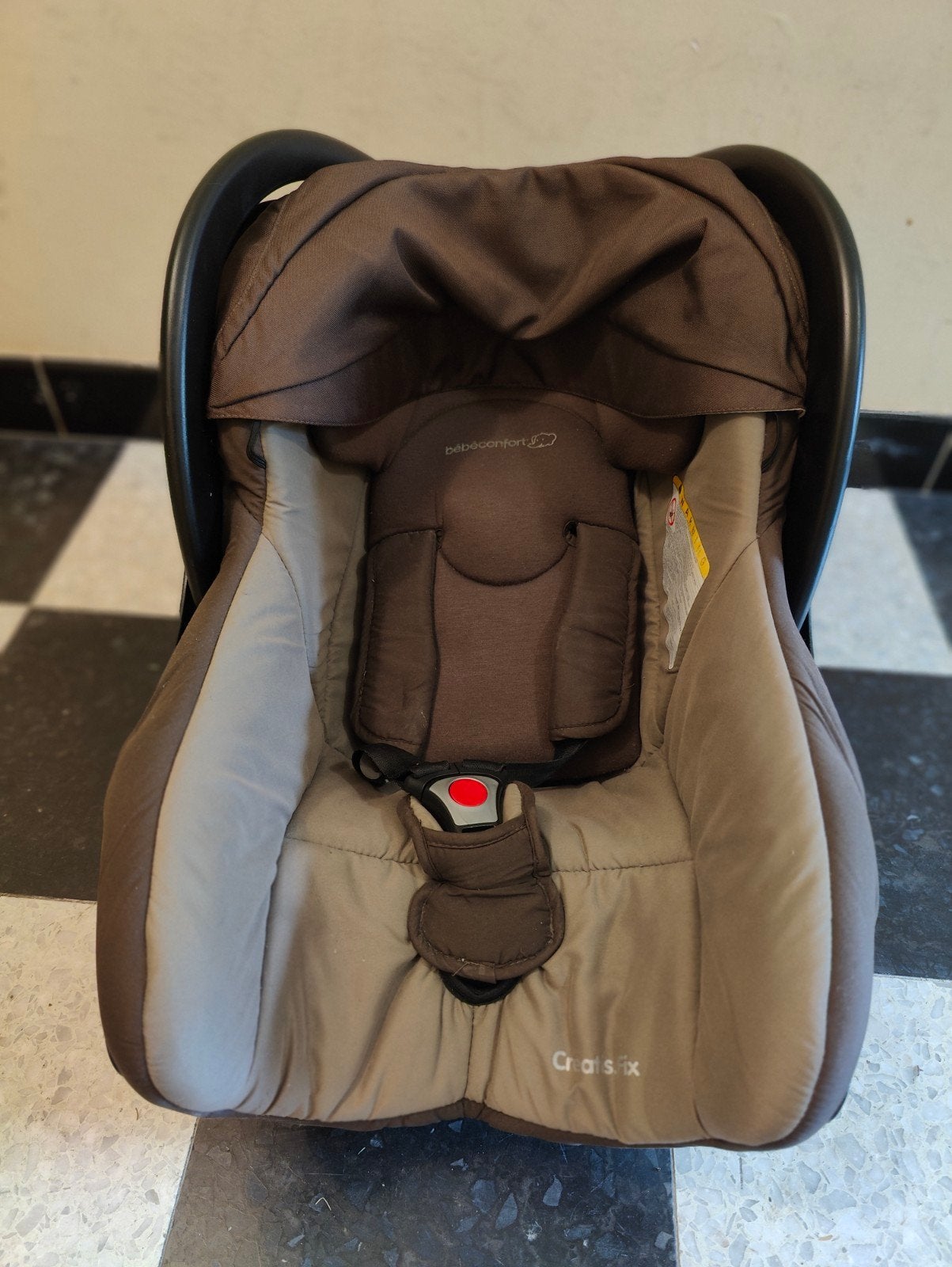 Siège Auto / Cosy Bébé Confort Creatis.fix (0-13 kg) – Marro, Protection latérale, Ceinture de sécurité