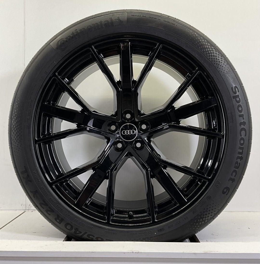 AUDI RSQ8 SQ8 Q8 SET VELGEN + ZOMERBANDEN 22 INCH, Pneus et Jantes, 285 mm, Véhicule de tourisme, Pneus été