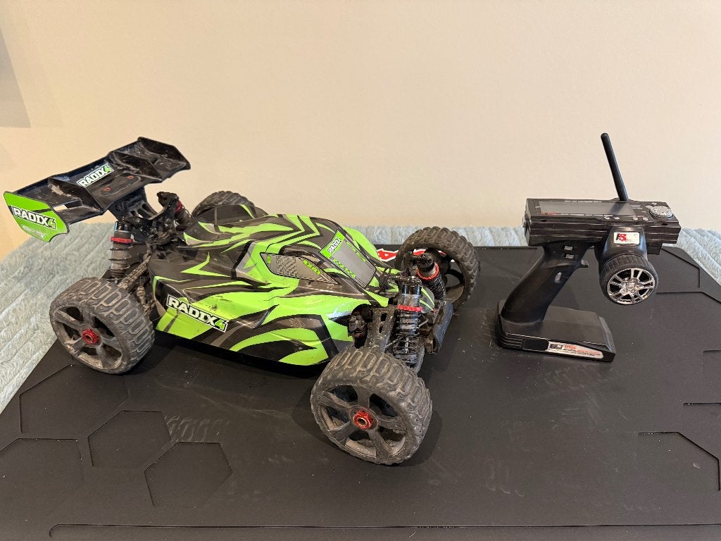 Corraly Buggy 1/8 (RADIX 4), Auto offroad, Zo goed als nieuw, RTR (Ready to Run), Schaal 1:8