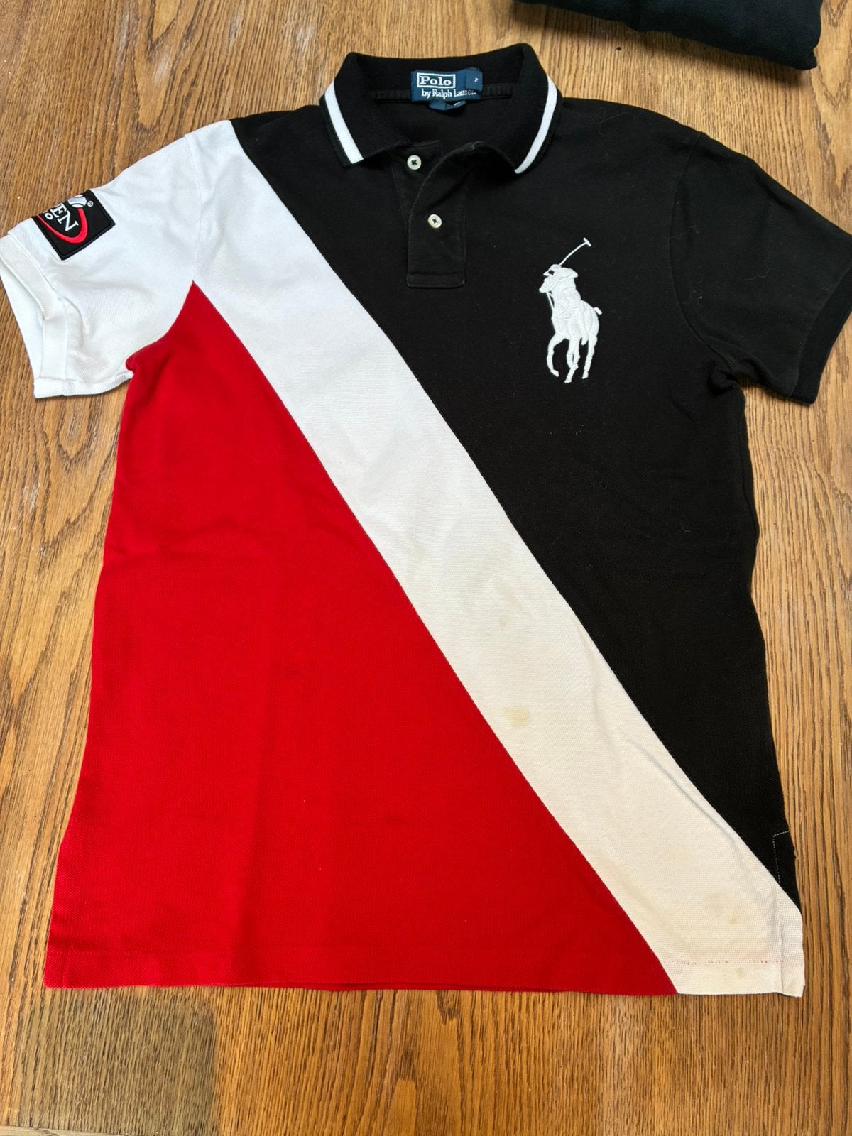 Vintage polo Ralph Lauren - maat Smal, Ophalen of Verzenden, Gedragen, Maat 46 (S) of kleiner, Meerkleurig