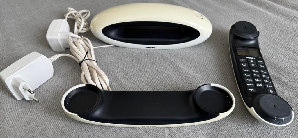 Duo set vaste, draagbare telefoons Philips M550 Duo, Telecommunicatie, Ophalen, Gebruikt, 2 handsets