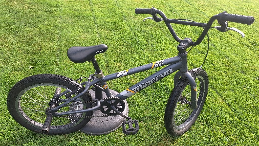 Bmx Minerva 20inch, Fietsen en Brommers, Ophalen, Gebruikt, Staal, Velgrem