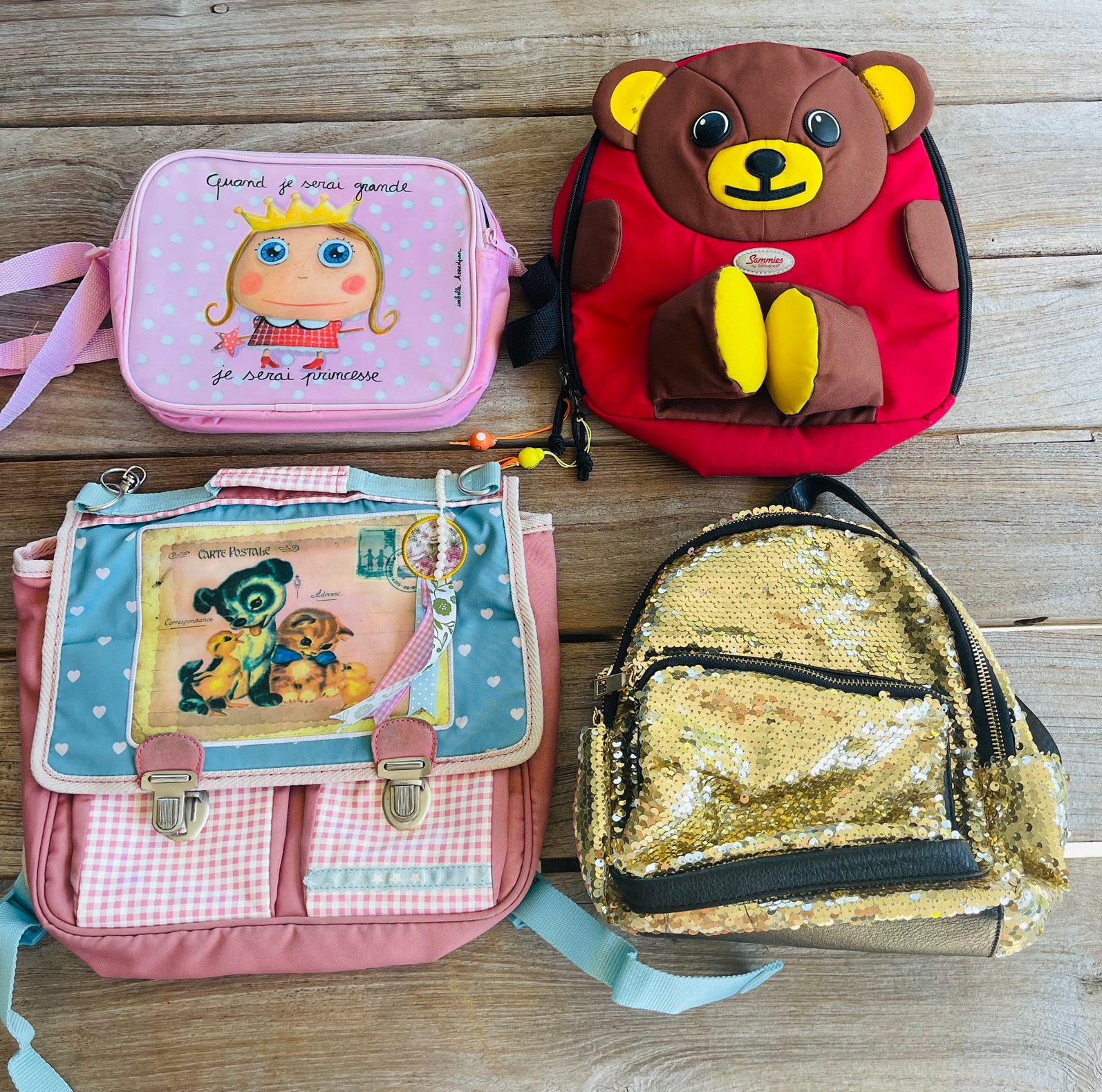 Boekentasjes /Schooltasjes /Rugzakjes voor peuters/kleuters, Ophalen, Gebruikt, Blauw, Schoudertas