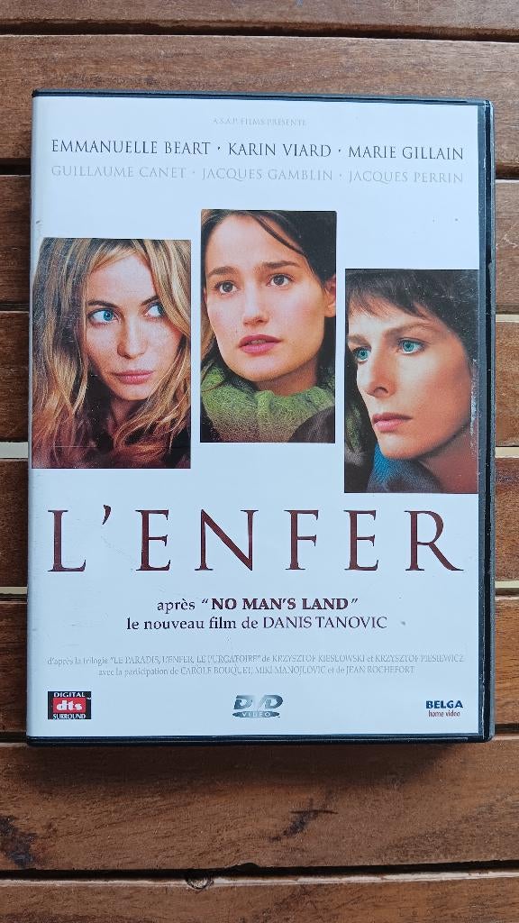 )))  L' enfer  //  E. Béart / K. Viard / M. Gillain  (((, Tous les âges, Enlèvement ou Envoi, Comme neuf