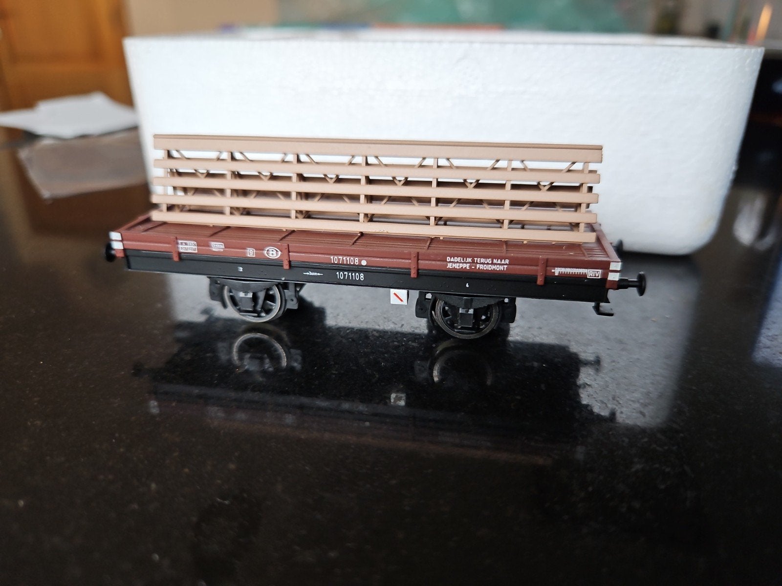goover-models nmbs sncb schraagwagen, Ophalen of Verzenden, Nieuw, Gelijkstroom of Wisselstroom, Wagon