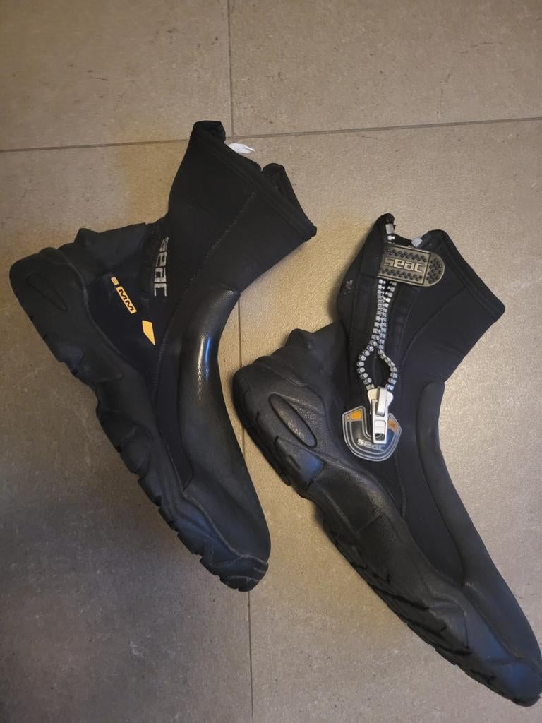 Duikbotjes Seac 6mm  m 45- 46, Watersport en Boten, Ophalen of Verzenden