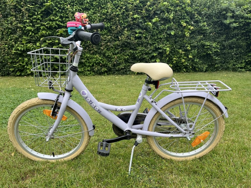 Kinderfiets Lots of Love 18 inch, Ophalen, Terugtraprem, Gebruikt, Handrem