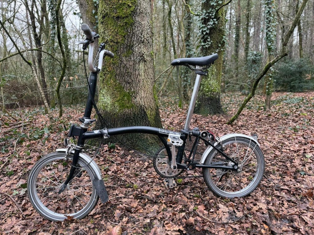 Vélo pliable Brompton avec tige de selle télescopique., Enlèvement ou Envoi, Brompton, Vitesses