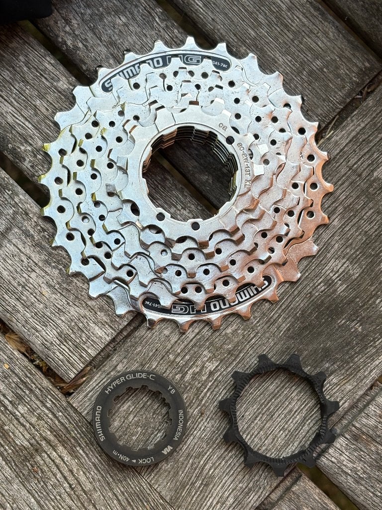 Shimano sprocket cassette, Overige materialen, Nieuw, Shimano, Ophalen