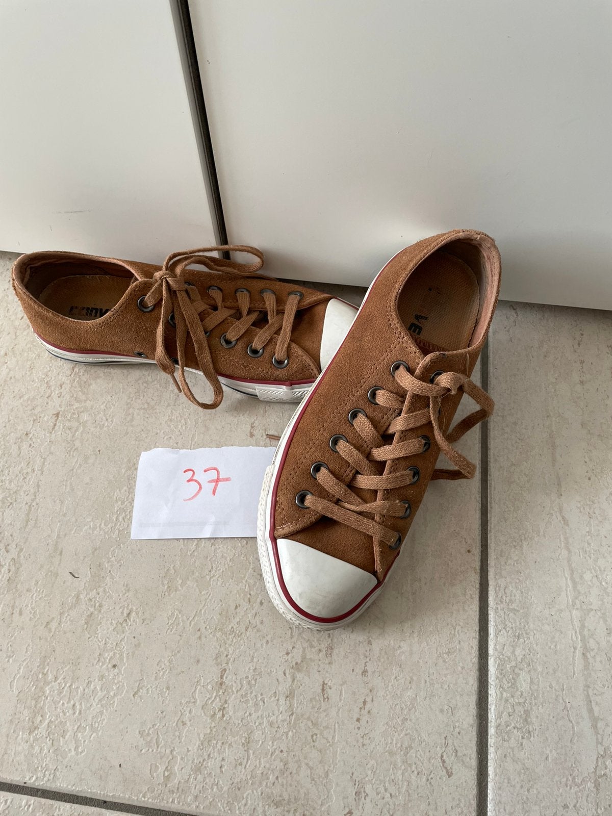 Baskets Converse All-Stars All Star daim marron - Taille 37, Enlèvement ou Envoi, Sneakers et Baskets, Comme neuf, Brun