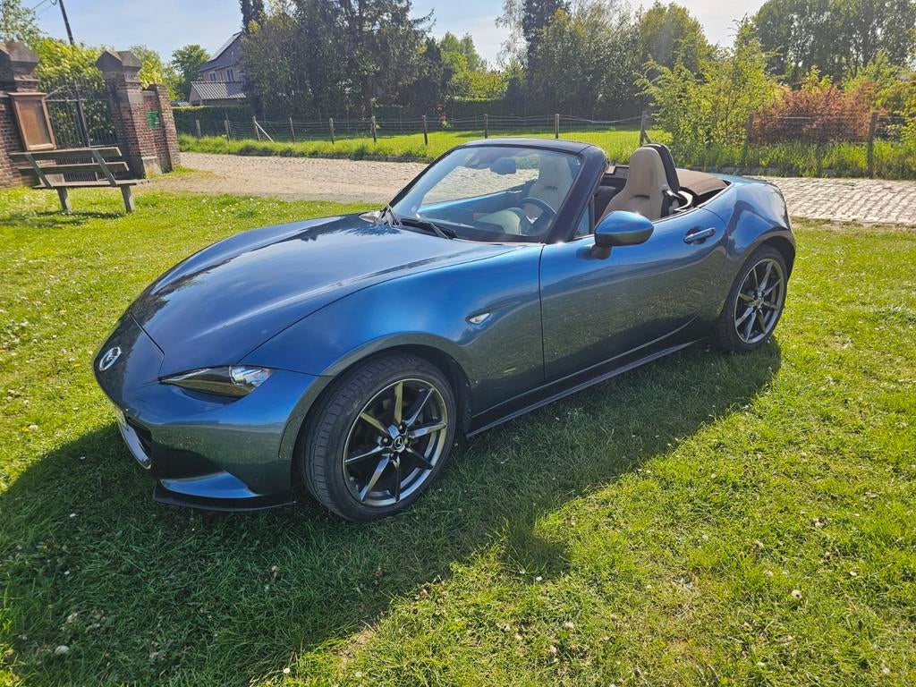 Mazda MX-5 ND 2.0 184 cv 05/2019 43.000 kms, Autos, Cuir, Capteur de stationnement, Achat, Beige