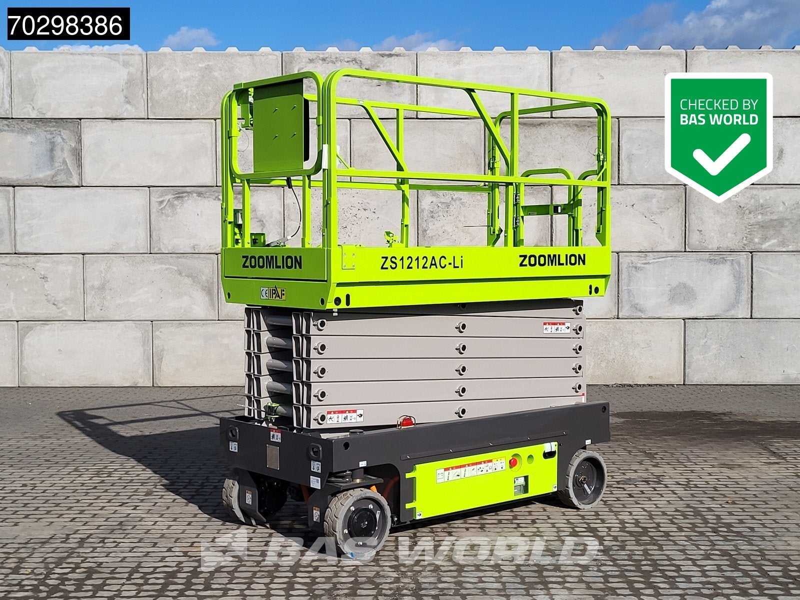 Zoomlion ZS1212AC-Li 12 M - Factory Warranty - CE-Certified, Zakelijke goederen, Machines en Bouw | Liften, Steigers en Ladders