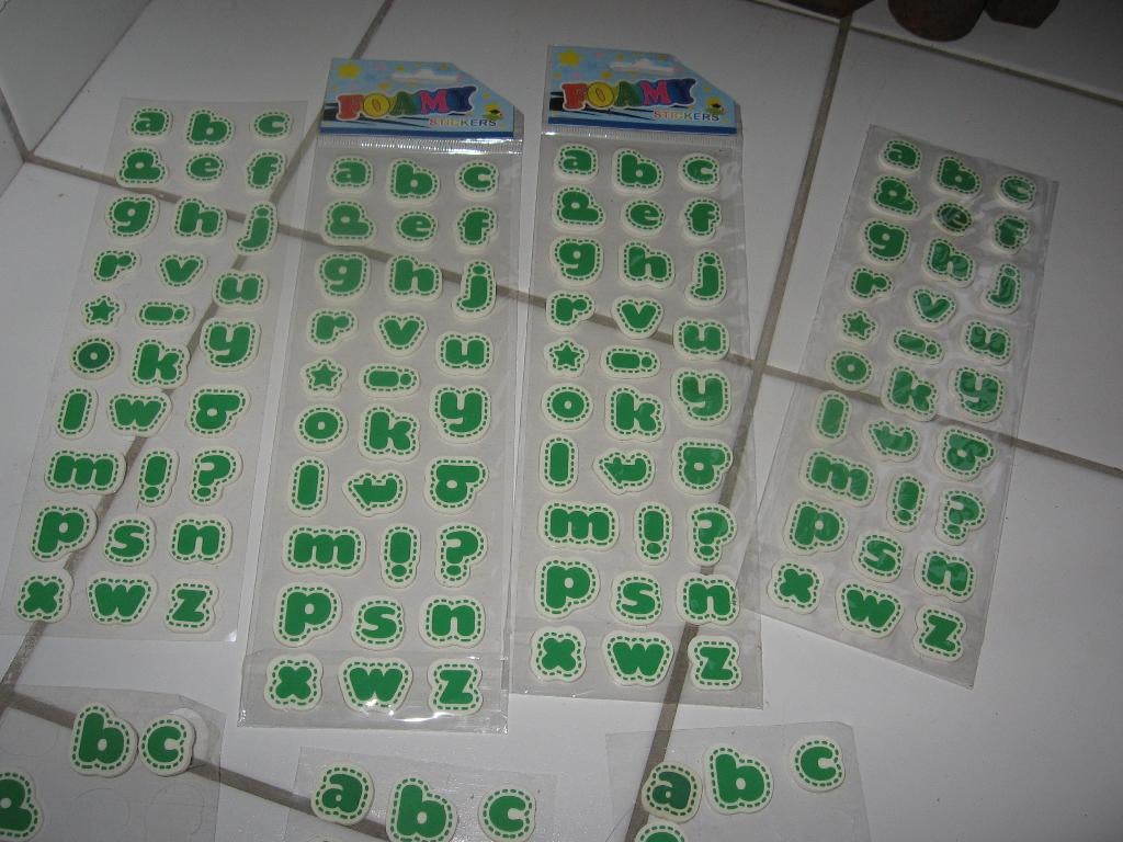 Stickers „Mosgroen”, Hobby en Vrije tijd, Knutselen, Nieuw, Overige typen, Herbruikbaar, Zelfklevend, Overige merken, Overige materialen