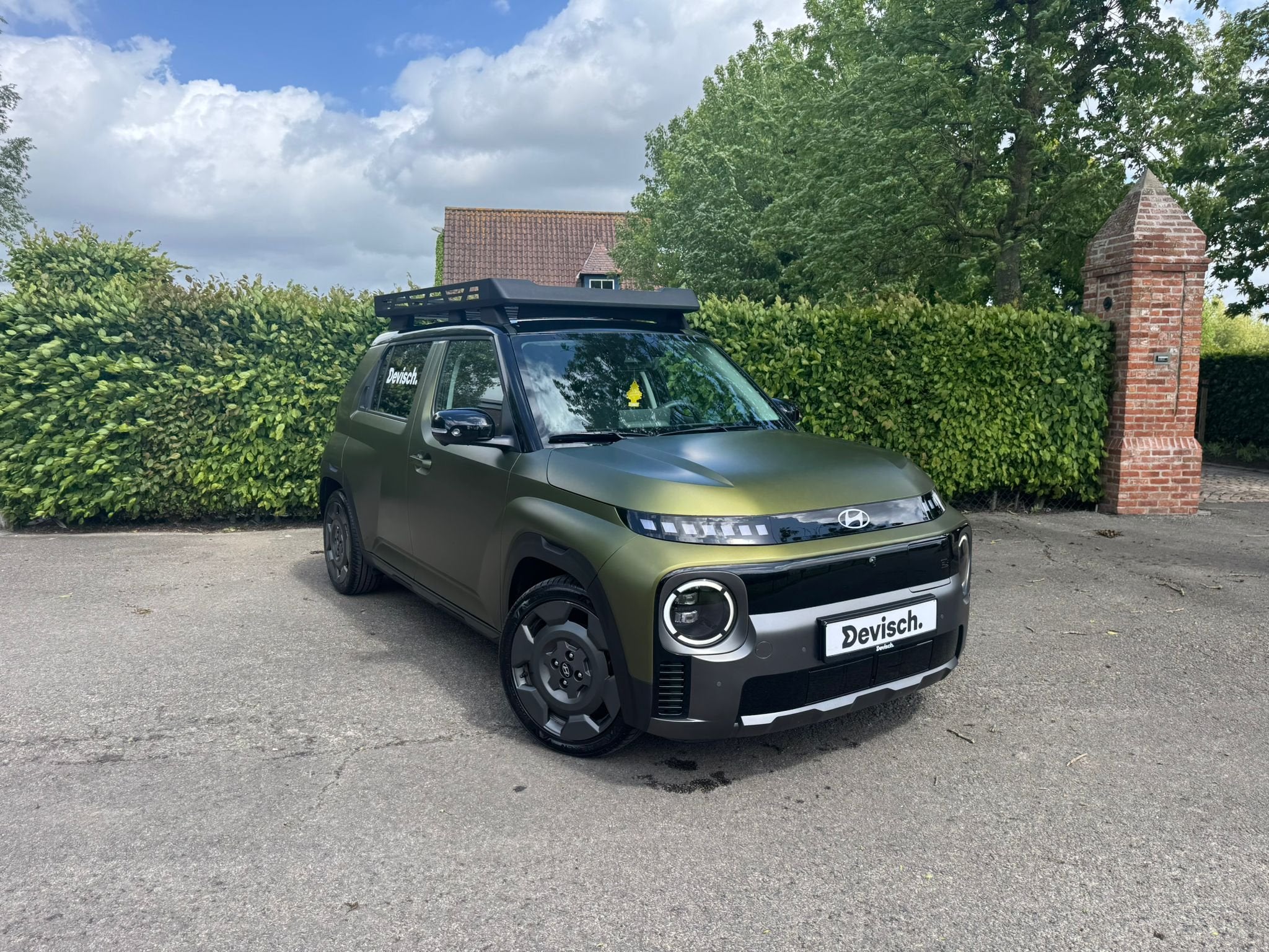 Hyundai INSTER EV CROSS ROOF RACK 2T 49 KWH 115 (bj 2025), Auto's, 4 zetels, Stof, Gebruikt, 371 km