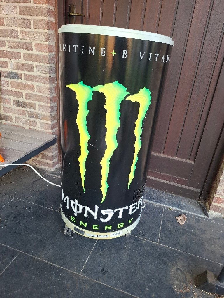 Monster energy koelkast, 85 à 120 cm, Sans bac à congélation, Enlèvement, Utilisé
