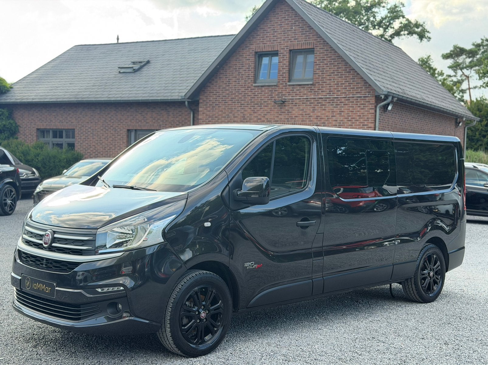 FIAT TALENTO - DUBBELE CABINE - MAXI, Auto's, Stof, 89 kW, Zwart, Bedrijf