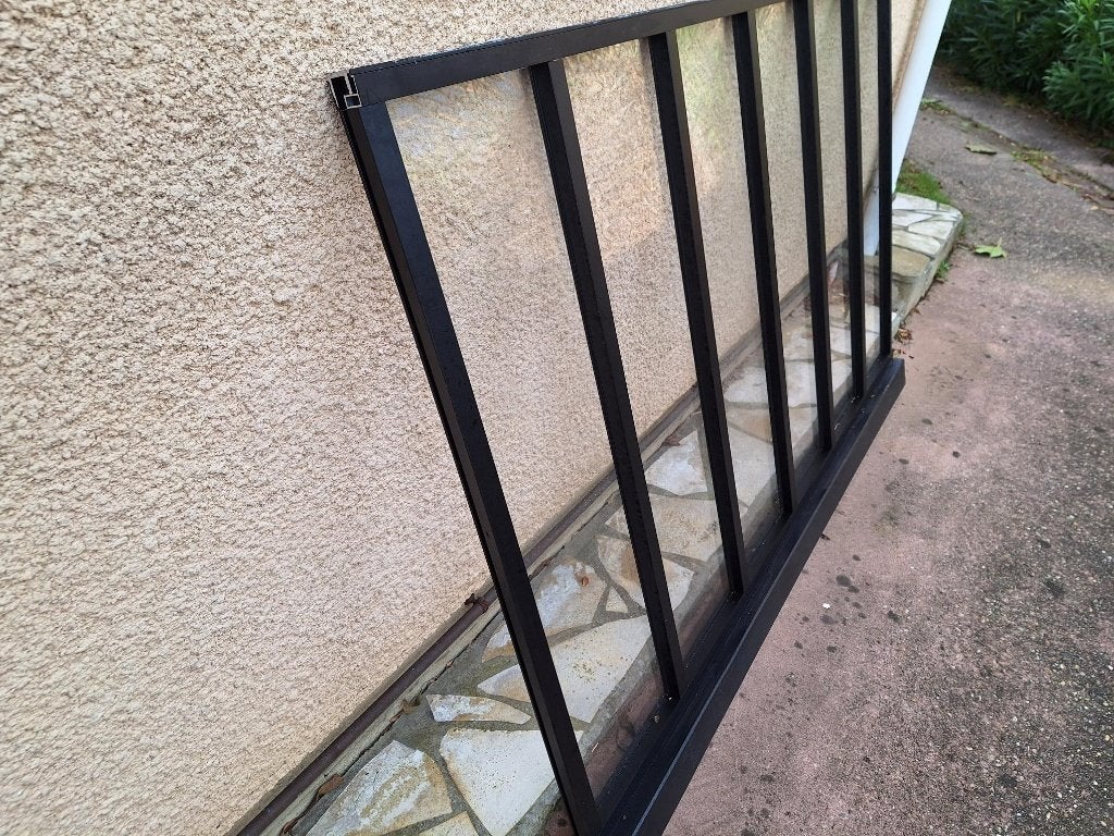 cloison vitrée, Bricolage & Construction, Enlèvement, Comme neuf, Aluminium