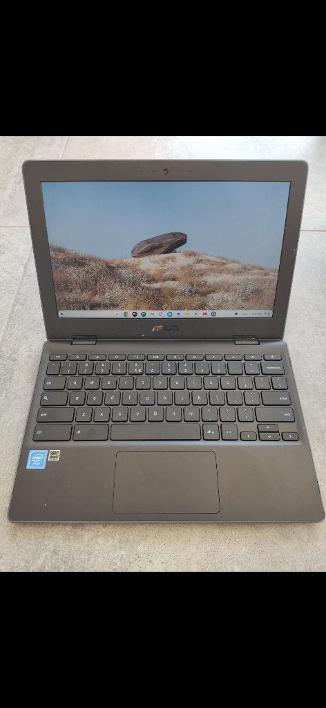 Chromebook touchscreen, Computers en Software, 4 GB of minder, Asus, Qwerty, Touchscreen