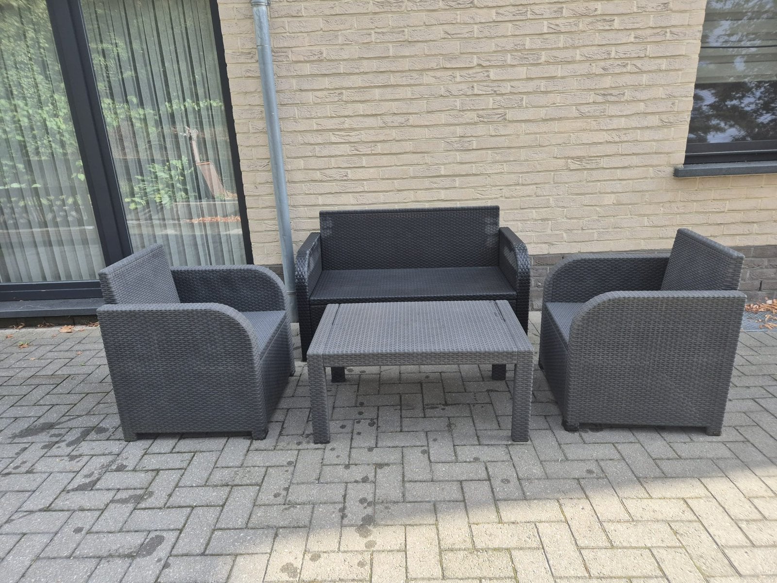 Loungeset Allibert, Ophalen, Gebruikt, 5 zitplaatsen, Loungeset