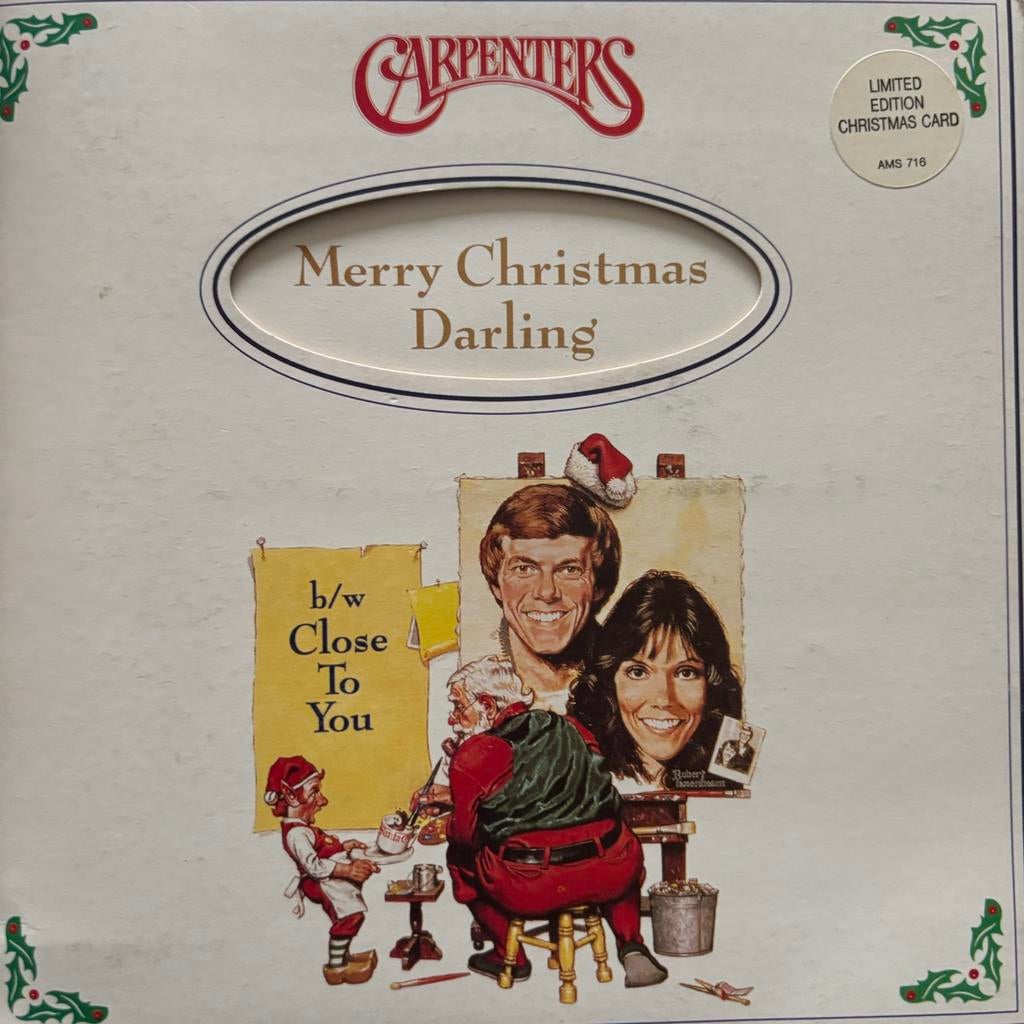 Carpenters-(limited edition christmas card)zie omschrijving, Édition limitée, Enlèvement ou Envoi