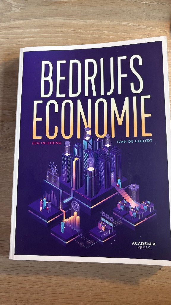 Bedrijfseconomie, Verzenden, Zo goed als nieuw, Hogeschool, Ivan De Cnuydt