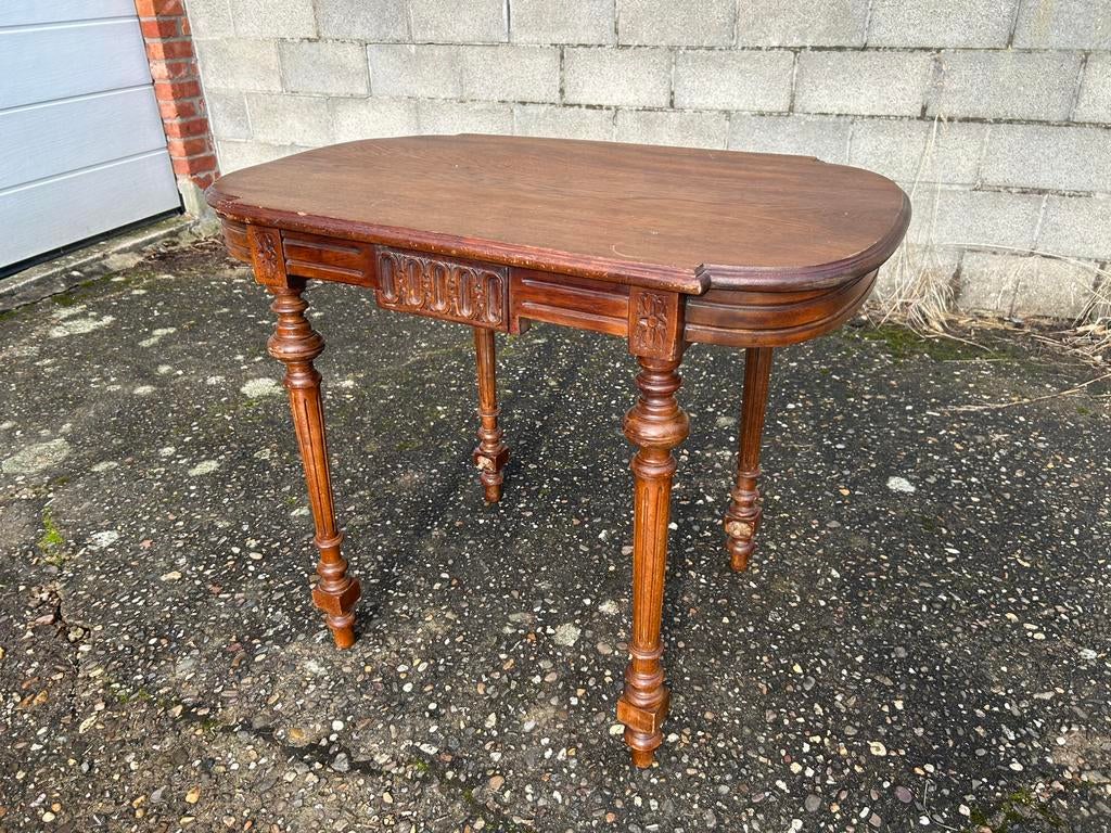 Houten bijzettafel/tafeltje - vintage stijl, Antiek en Kunst, Antiek | Meubels | Tafels, Ophalen