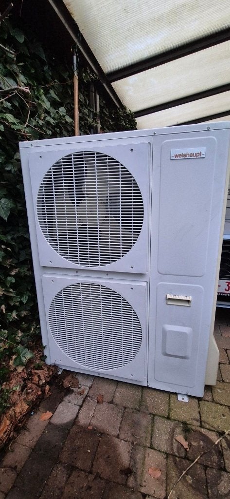weishaupt warmtepomp 3x400V+N voor grotere huizen, Doe-het-zelf en Bouw, Verwarming en Radiatoren, Ophalen, Gebruikt, 60 tot 150 cm